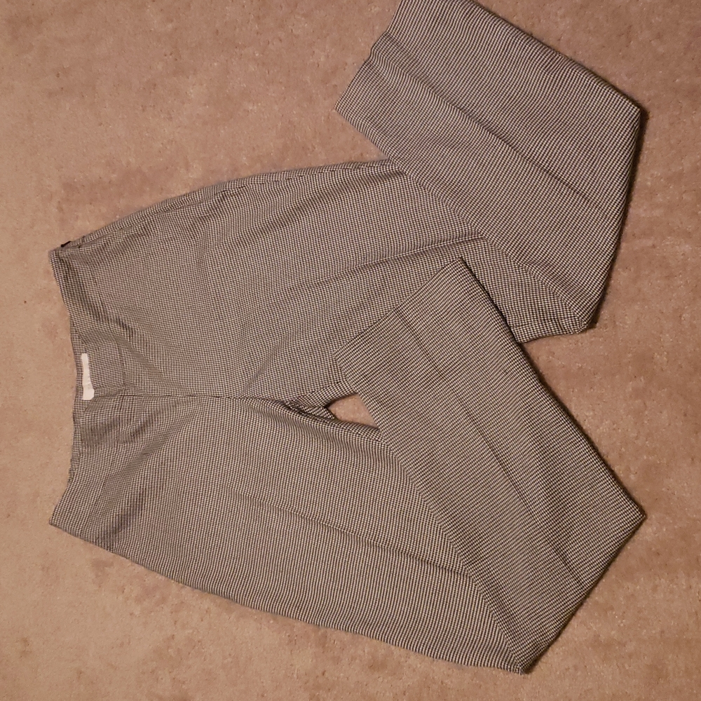 Talbots Black & White Slacks